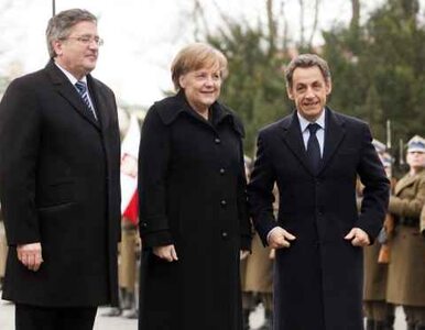 Miniatura: Sarkozy chwali Komorowskiego, Merkel...