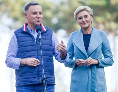 Miniatura: Andrzej Duda wraz z żoną złożyli życzenia...