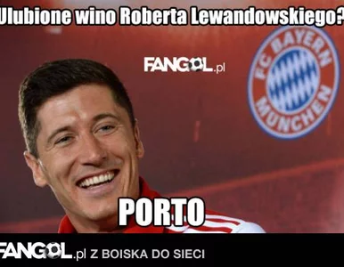 Miniatura: Ulubione wino Lewandowskiego? Porto! Memy...