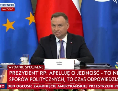 Miniatura: Andrzej Duda otworzył posiedzenie RBN....