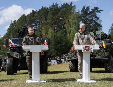 Miniatura: Andrzej Duda na Litwie. „Przesmyk Suwalski...