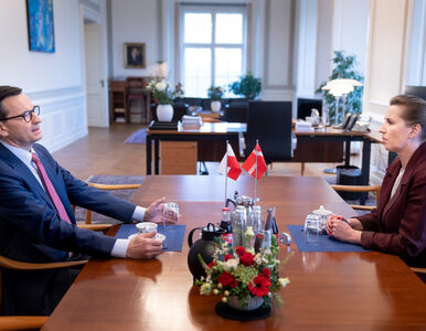 Miniatura: Morawiecki spotkał się z premier Danii....