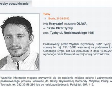 Krzysztof Oliwa pomógł wyłudzić kredyt? Policja wystawiła list gończy