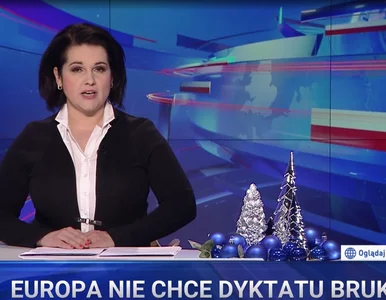 Miniatura: „Wiadomości” TVP o dyktacie Brukseli i...