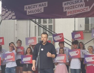 Miniatura: Białystok. Protest lewicy przeciwko...