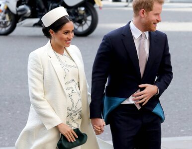 Miniatura: Księżna Meghan i książę Harry opuszczają...