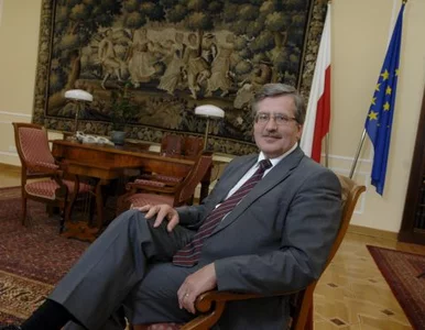 Miniatura: Komorowski: katastrofa samolotu pod...