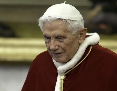 Miniatura: "Msza czterech papieży". Benedykt XVI...