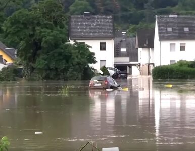 Powodzie w Niemczech, wzrasta liczba ofiar. Przerażające nagrania z...