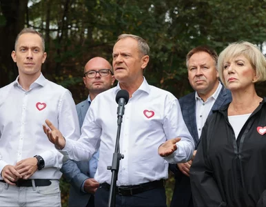 Miniatura: Incydent na konferencji prasowej Tuska....