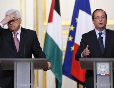 Miniatura: Hollande: musimy uznać państwo Palestynę