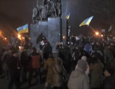 Miniatura: Protesty w Charkowie. &#8222;Putin - nie...