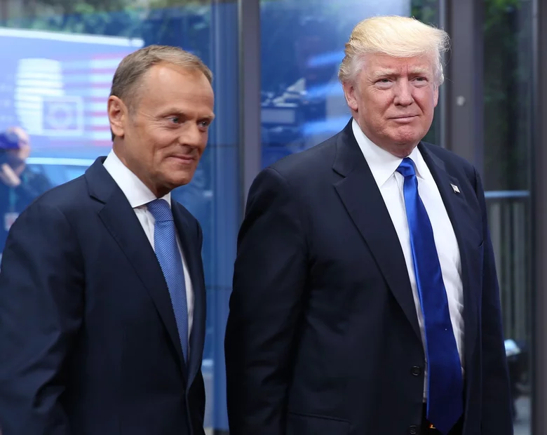 Miniatura: Przepychanka słowna Tuska i Trumpa. Poszło...