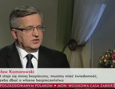 Miniatura: Komorowski o Sikorskim: Trzeba zachować...