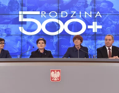 Miniatura: Program &#8222;500 zł na dziecko&#8221;...