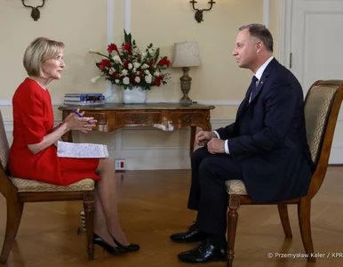 Miniatura: Andrzej Duda w amerykańskiej telewizji....