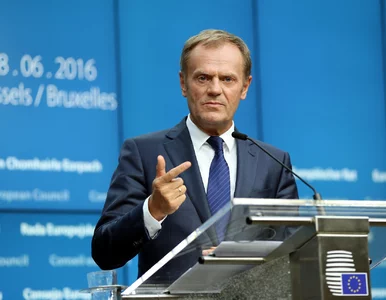 Miniatura: Tusk o Brexicie: Niech nie wypowiadają się...