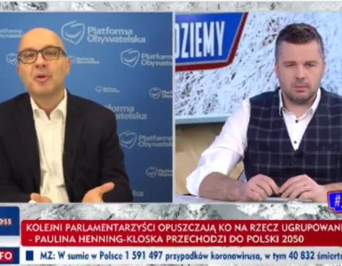 Miniatura: Kłótnia posła KO z Rachoniem w TVP Info....