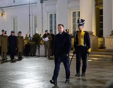 Miniatura: Prezydent Andrzej Duda na uroczystości...