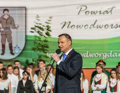 Miniatura: Duda mówił o przejściowej konstytucji....