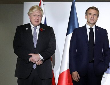 Miniatura: Johnson przykrywa skandal, a Macron...