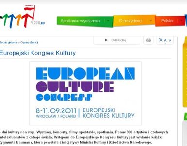 Miniatura: Rozpoczął się Europejski Kongres Kultury