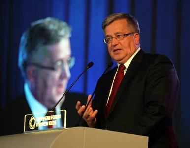 Miniatura: Komorowski tłumaczy sondaże: Sporo osób...