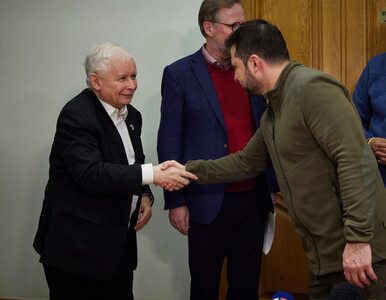 Kaczyński poruszył temat Wołynia. Chwilę później chwalił Zełenskiego....