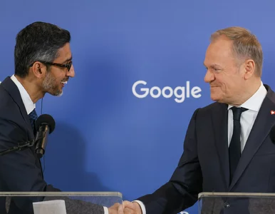 Miniatura: Tusk spotkał się z szefem Google. Gigant...