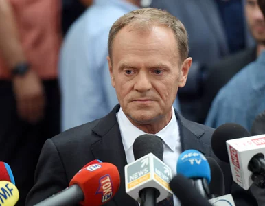 Miniatura: Donald Tusk w drodze na przesłuchanie....