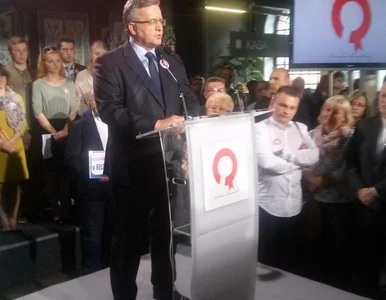 Miniatura: Komorowski zaprezentował nowe hasło oraz...