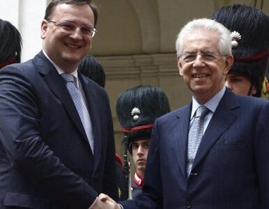 Miniatura: Monti: Włochy czekają na euroobligacje
