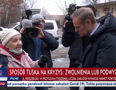 Miniatura: Starsza kobieta pytała Tuska „dlaczego...