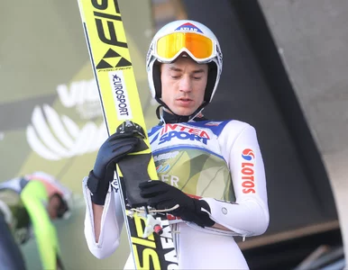 Miniatura: Kamil Stoch upadł w serii próbnej. „Zeskok...