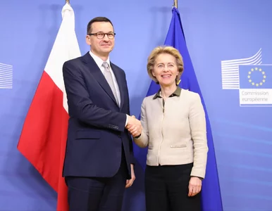 Miniatura: Premier Morawiecki po spotkaniu z szefową...