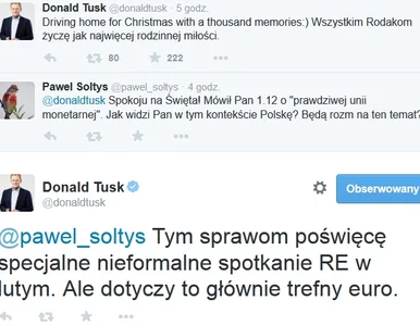 Miniatura: Wpadka Tuska na Twitterze. "Trefny euro"...