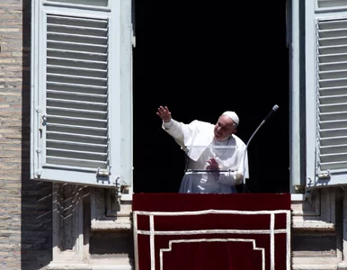 Miniatura: Papież Franciszek spóźnił się na Anioł...