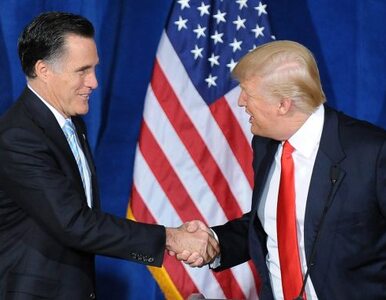 Donald Trump popiera Romney`a