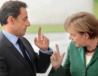 Sarkozy i Merkel - zły i dobry policjant