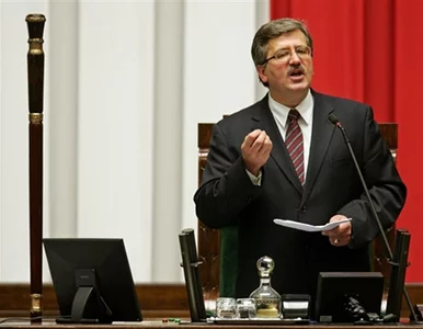 Miniatura: Komorowski: poparcie PiS dla Kaczyńskiego...