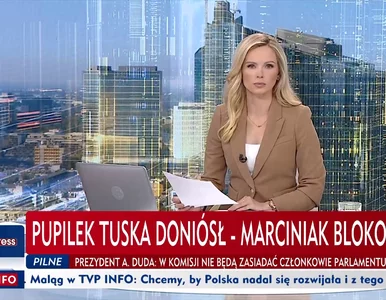 Miniatura: Absurdalny pasek w TVP Info. Tak powiązano...