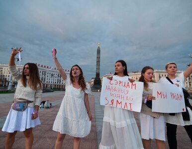 Miniatura: Świat się burzy, Białorusinki protestują w...