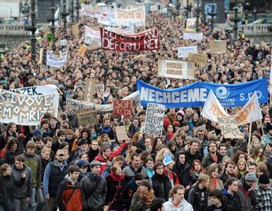 Czescy studenci nie chcą reformy