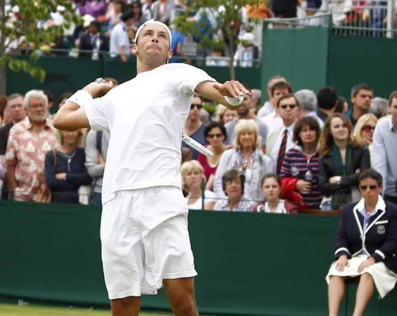 Miniatura: Wimbledon: Kubot przegrał. Z deszczem