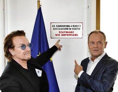 Donald Tusk spotkał się z Bono z U2. Zobacz najlepsze MEMY