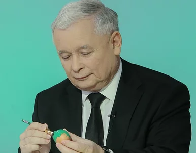 Miniatura: Wspólne malowanie pisanek. Kaczyński:...