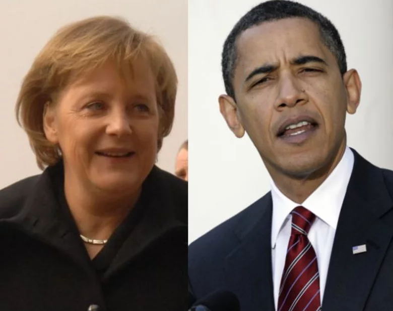 Miniatura: Obama i Merkel - najpotężniejsza para świata