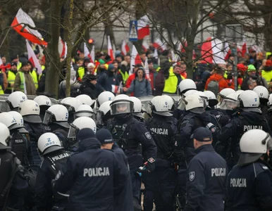 Miniatura: Protest rolników w Warszawie. Policja...