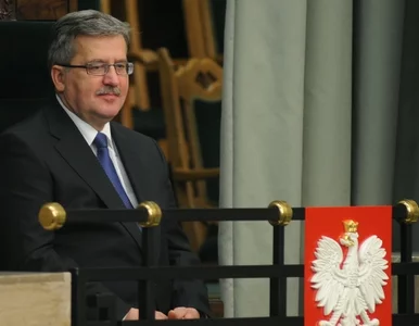 Miniatura: Komorowski: to był dramatyczny rok....