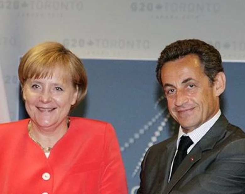 Miniatura: Merkel i Sarkozy: najpierw we dwoje, potem...